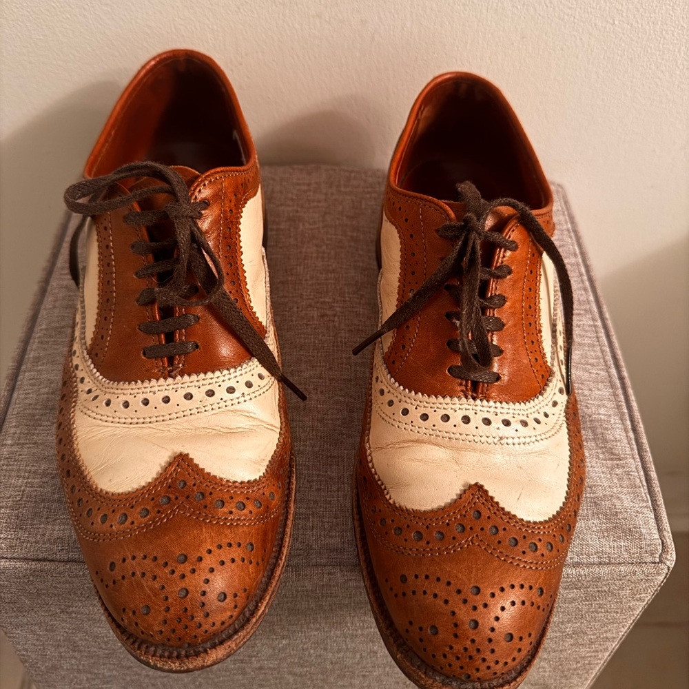 Allen Edmund Broad street 90th Anniversary two tone Leather Shoe